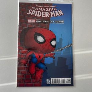 Marvel The Amazing Spiderman 16 Variant Edition Comic 2016 Collector Corps